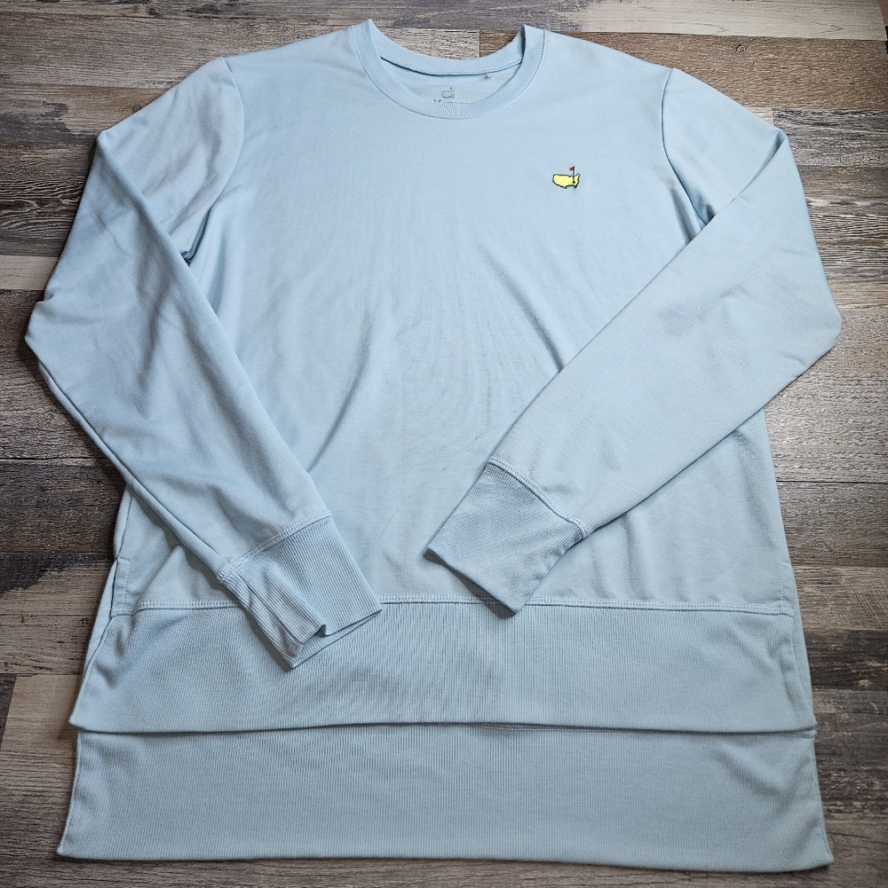 Masters Golf Pullover Light Blue Medium - image 1